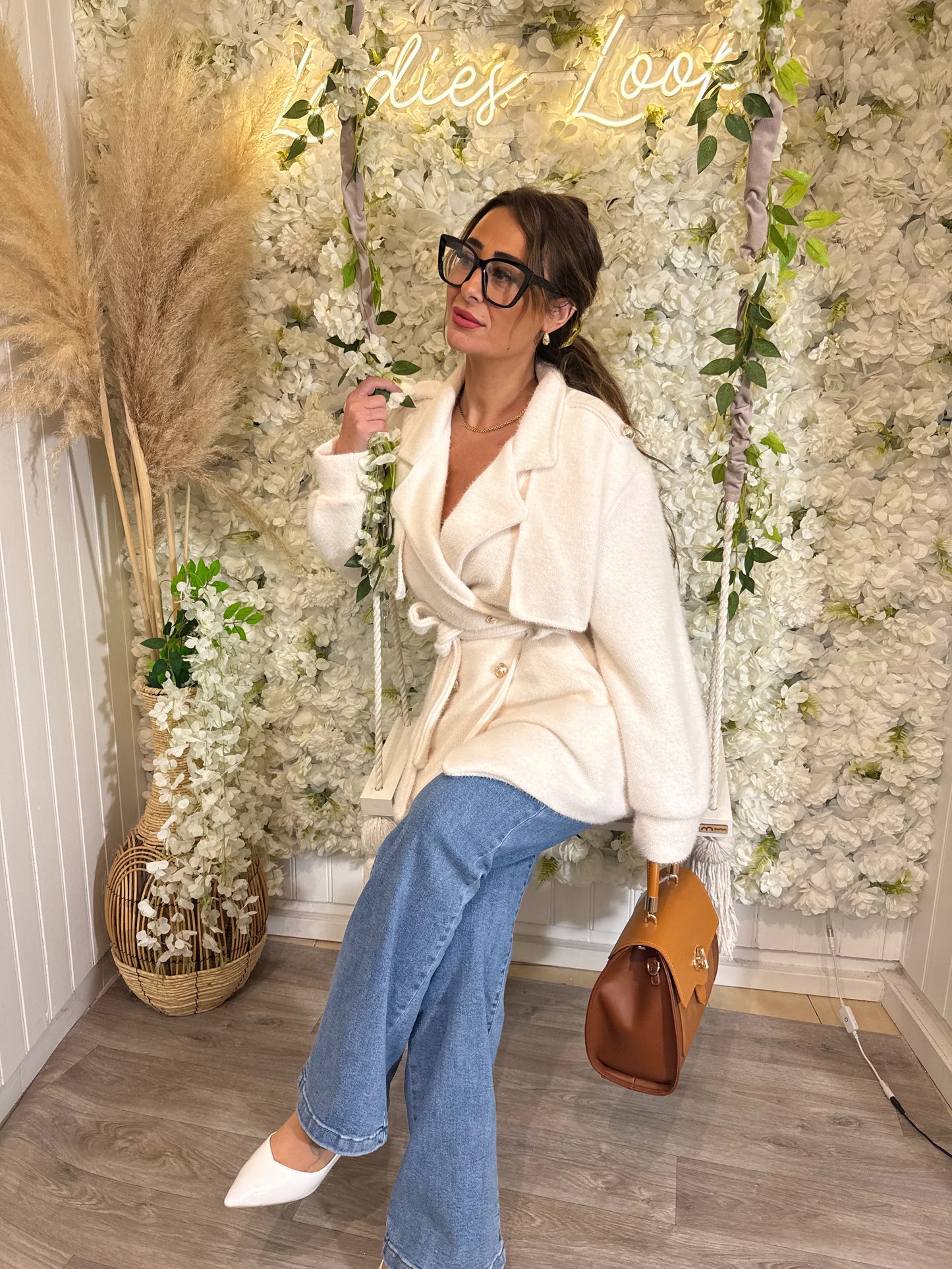 MANTEAU COMFY OFFICIER - BLANC