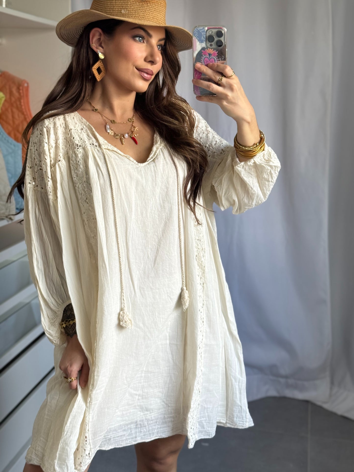 ROBE LILLY - BEIGE
