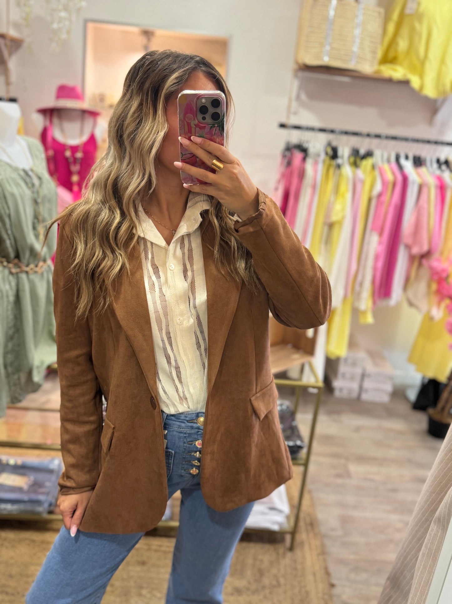 BLAZER DAIM CAMEL