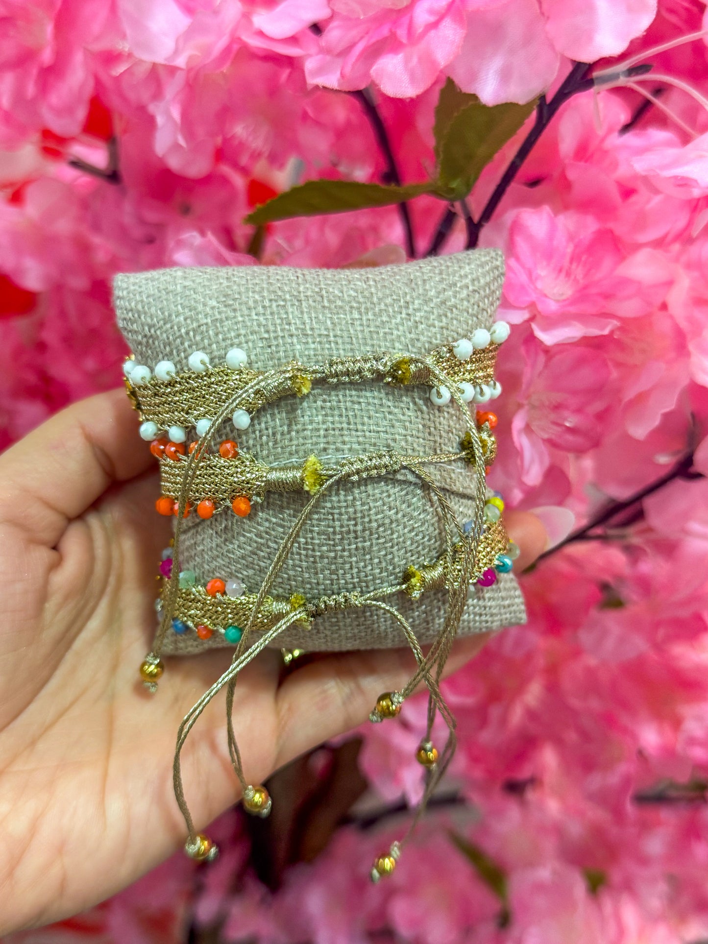 BRACELET CORDON PERLÉ