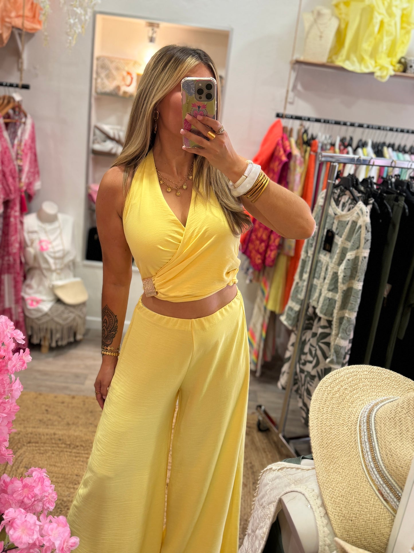ENSEMBLE NOUER - JAUNE