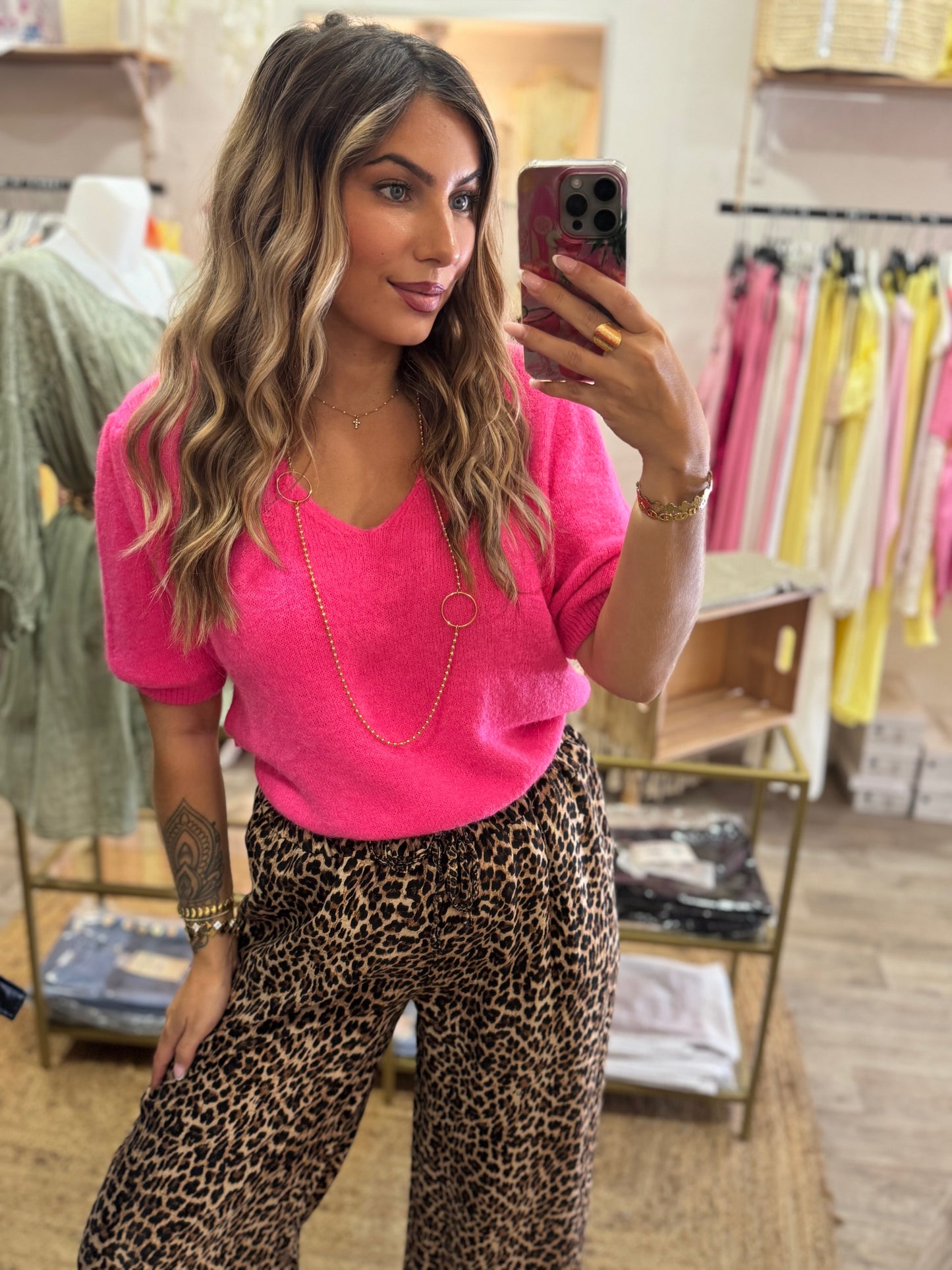 PULL COMFY COL V - FUCSHIA