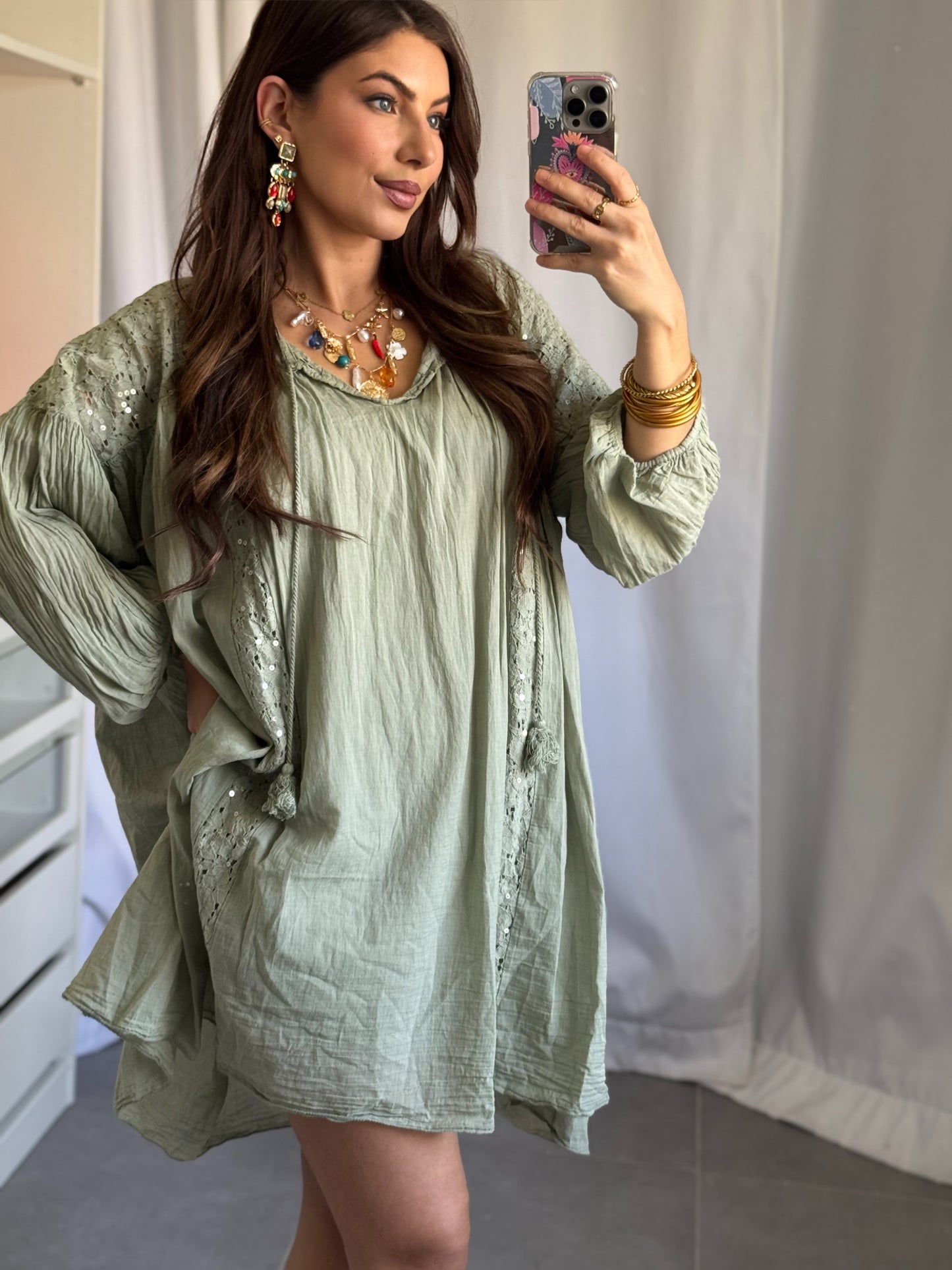 ROBE LILLY - KAKI