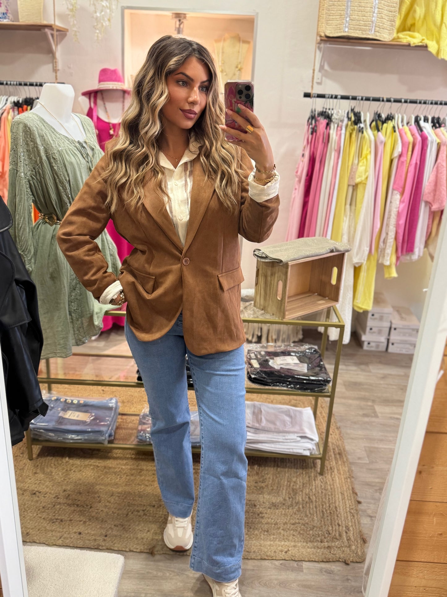 BLAZER DAIM CAMEL