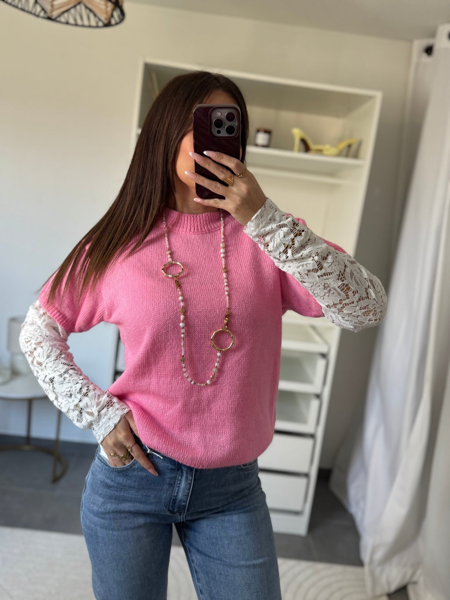 PULL JADE - ROSE