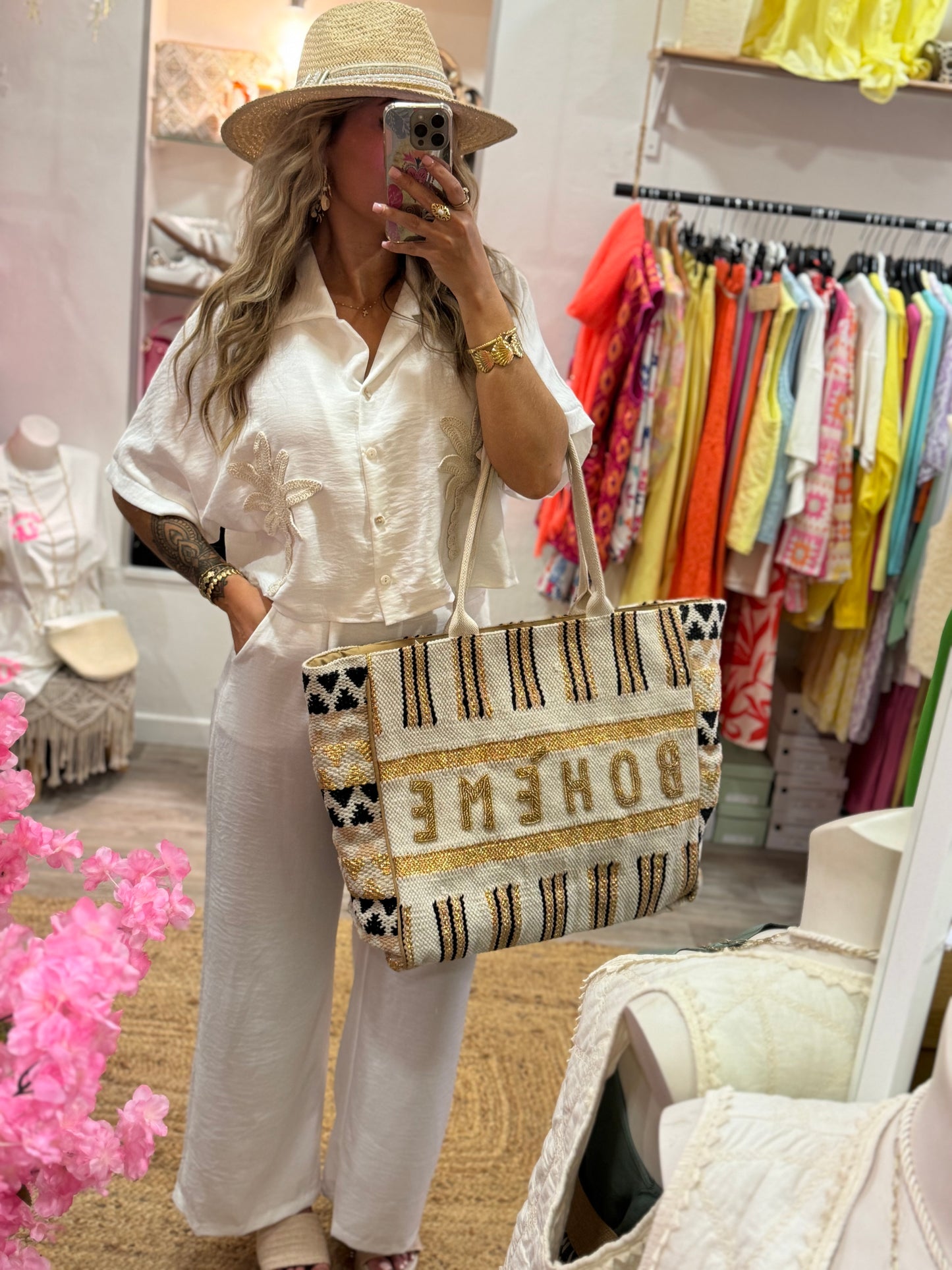 ENSEMBLE PALM - BLANC