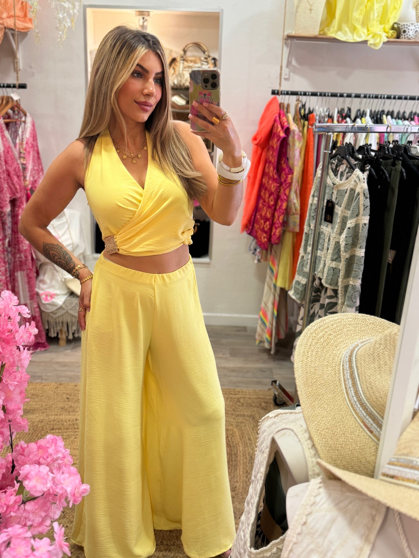 ENSEMBLE NOUER - JAUNE