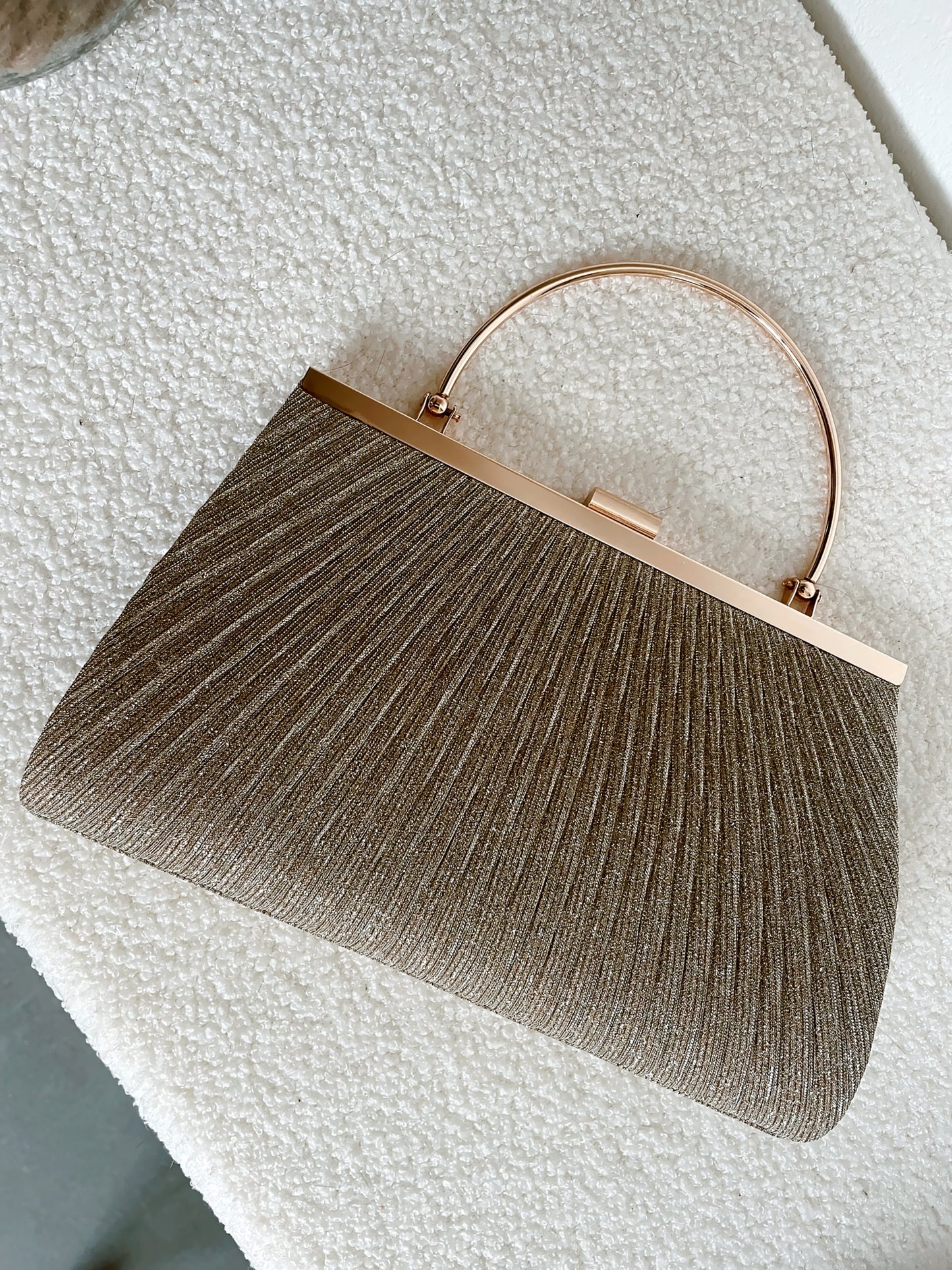 POCHETTE PAILLETTES DORÉ