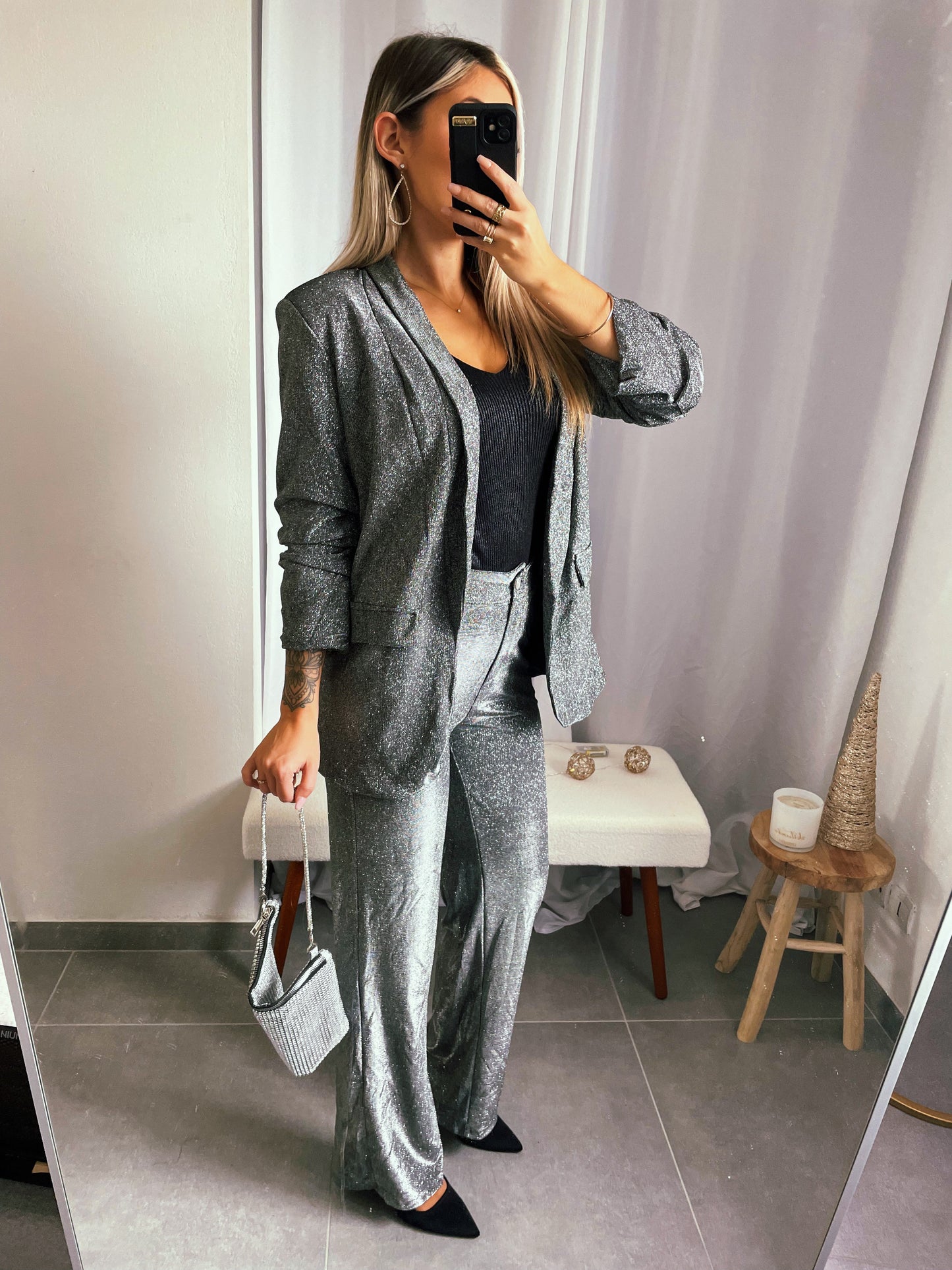ENSEMBLE TAILLEUR À PAILLETTES