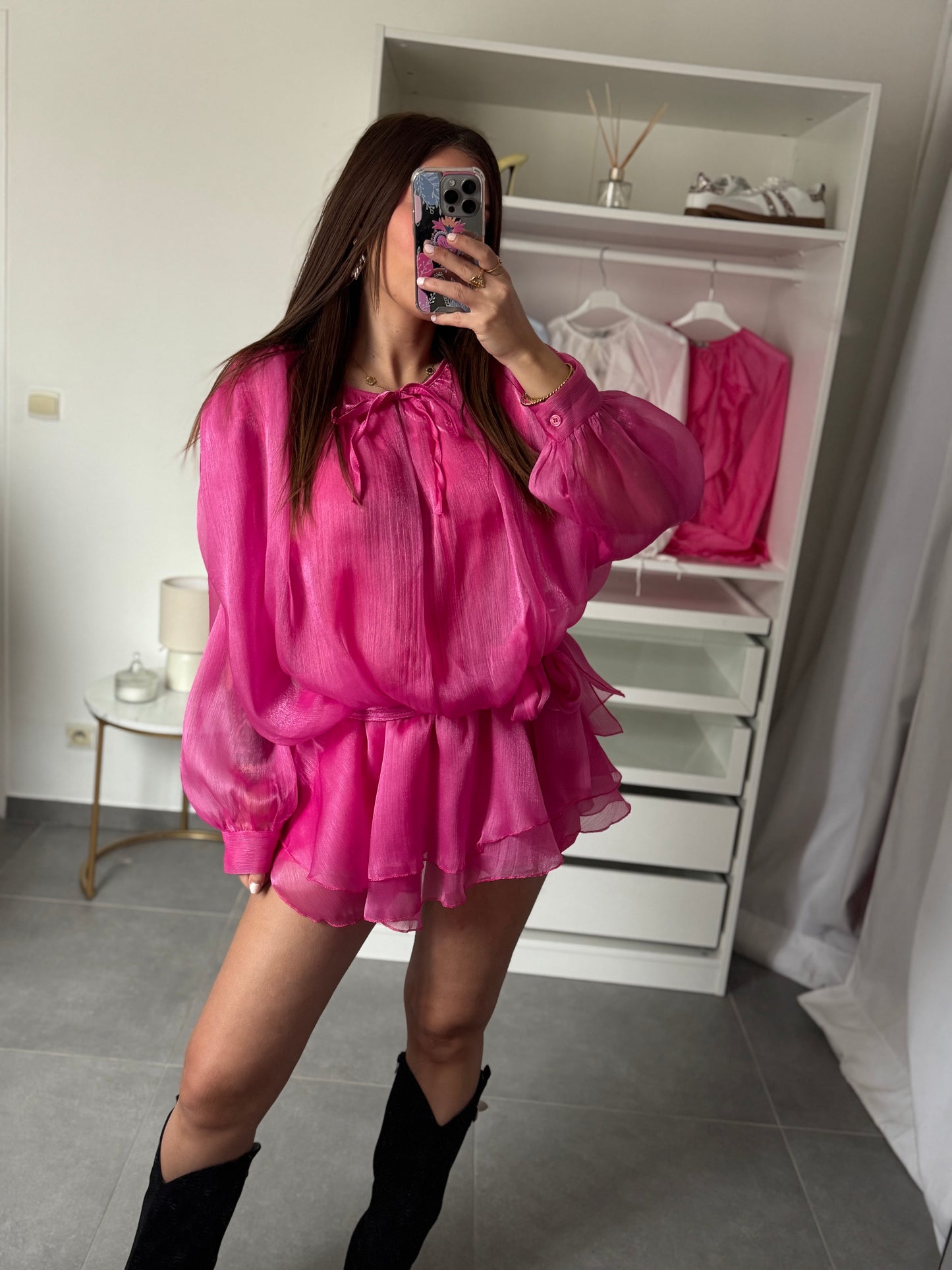 COMBI-SHORT ALBA - FUCHSIA