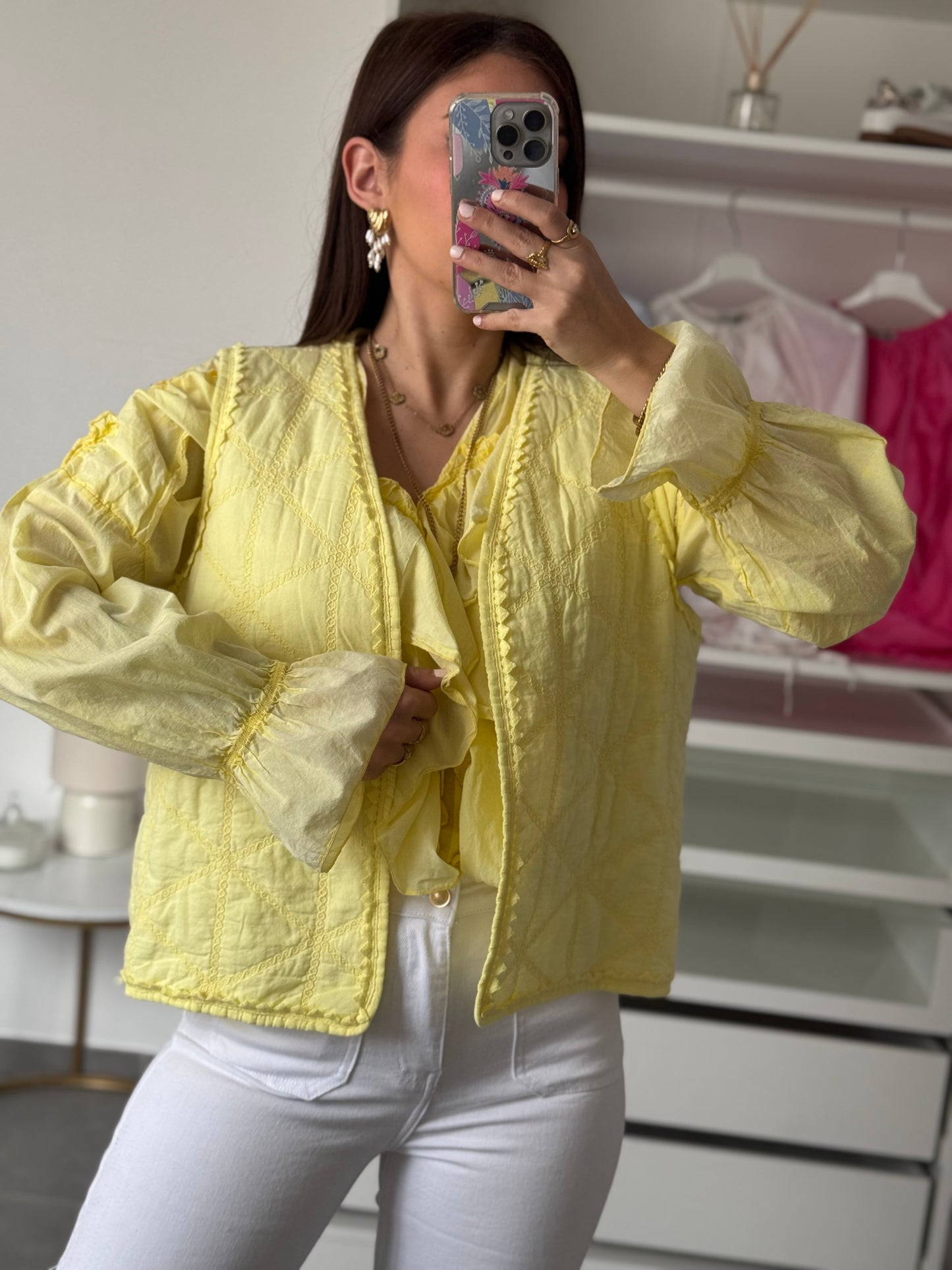 GILET SANS MANCHES GDC - LOVANA - JAUNE