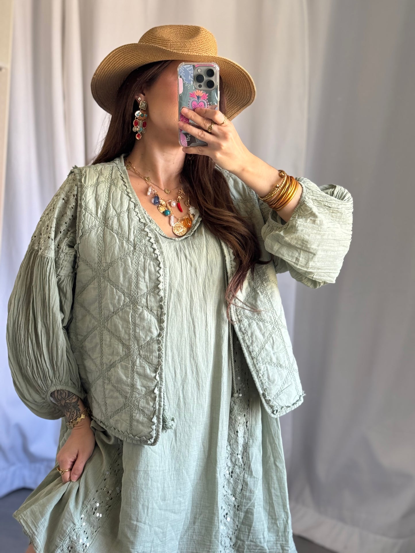 GILET SANS MANCHES GDC - LOVANA - KAKI