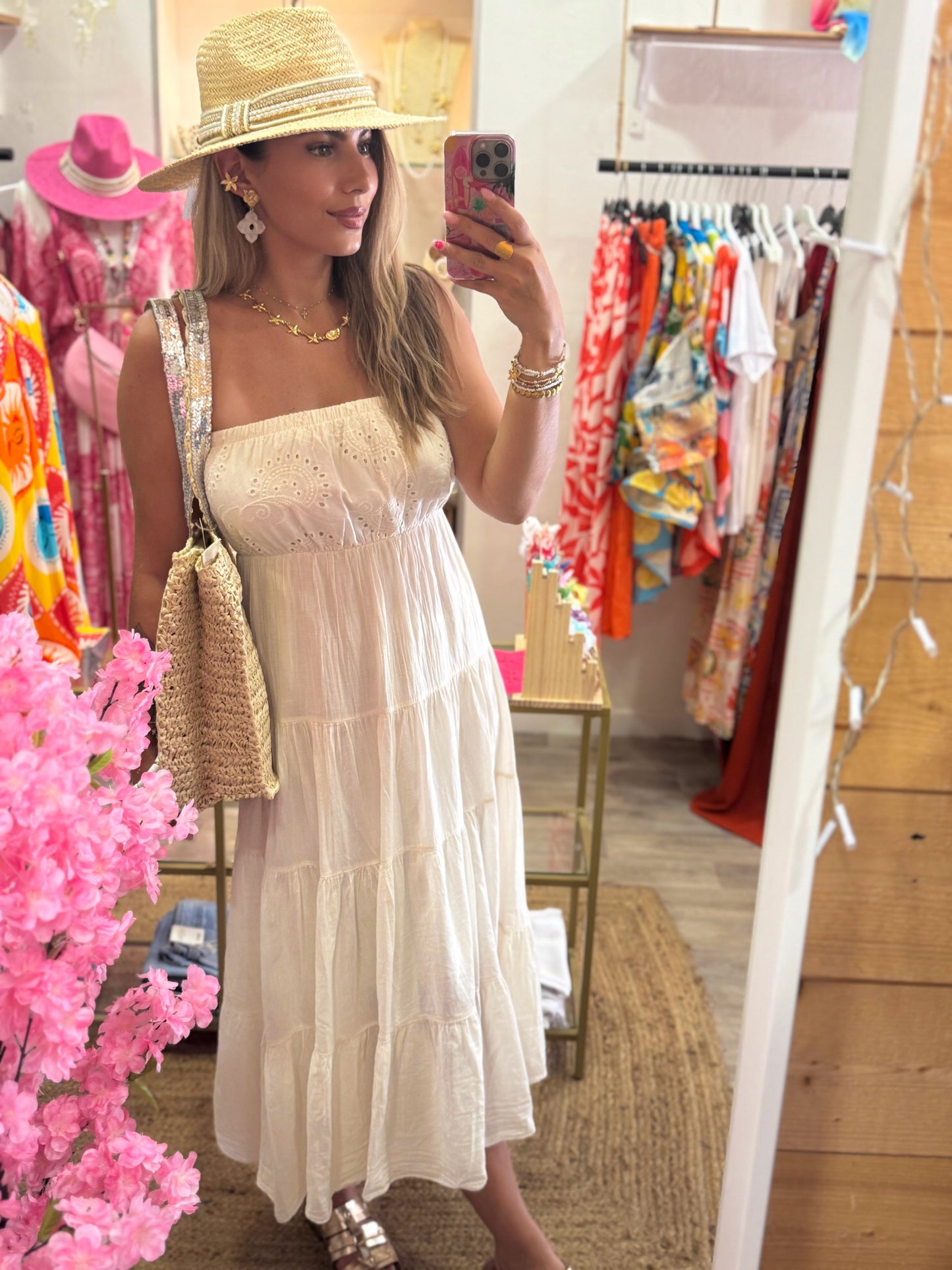 ROBE BUSTIER - ÉCRU