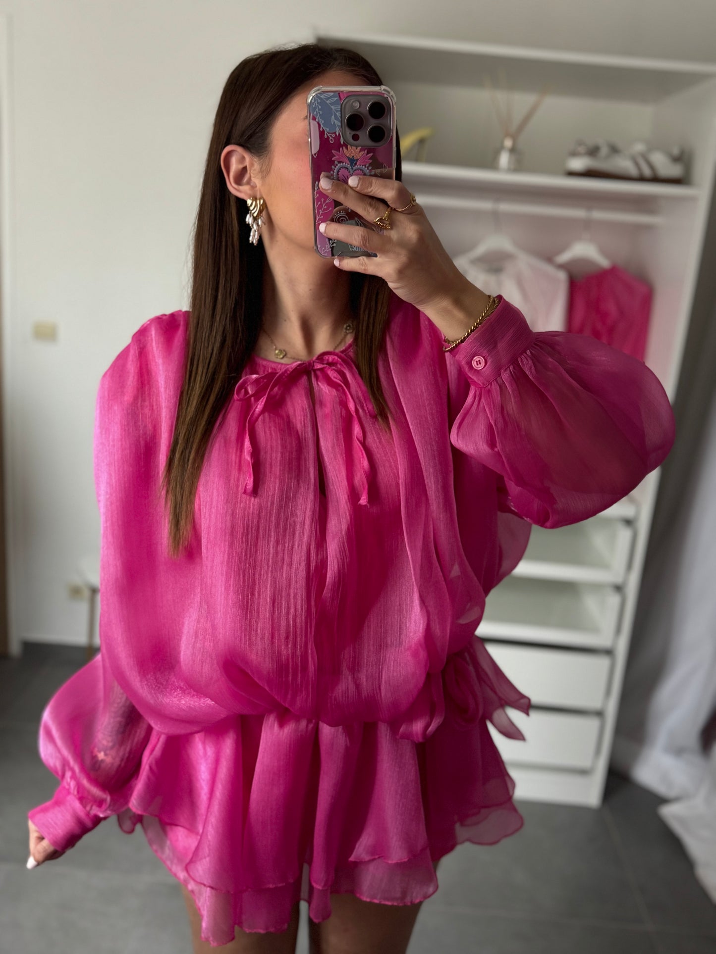COMBI-SHORT ALBA - FUCHSIA