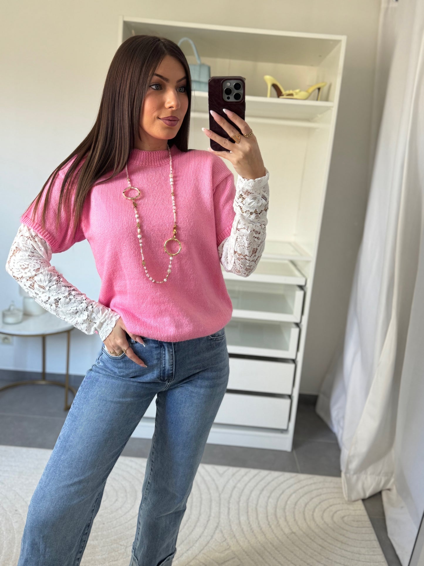 PULL JADE - ROSE