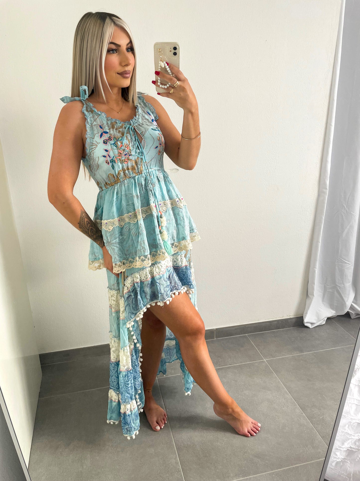 BOHEMIAN DRESS BLUE
