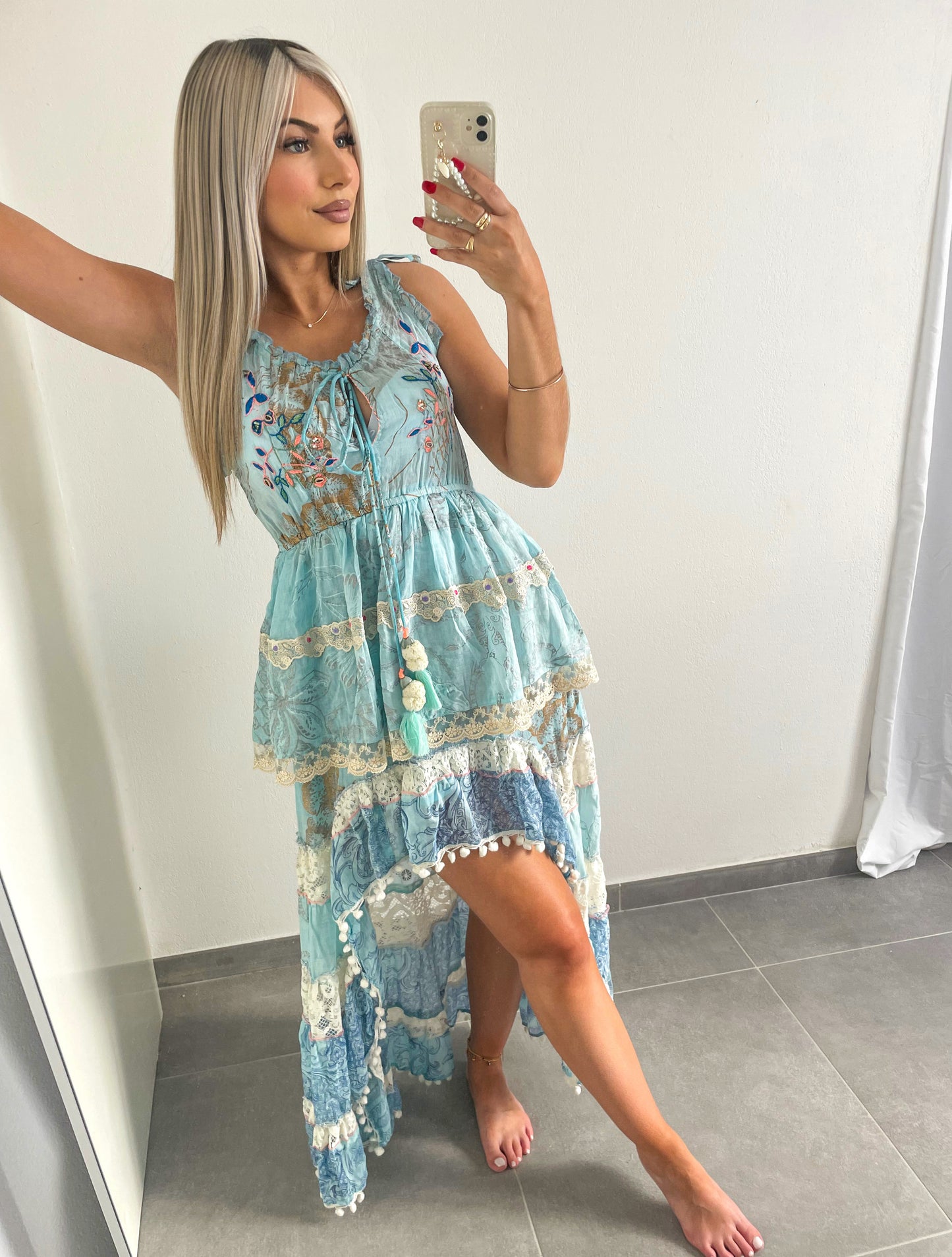 BOHEMIAN DRESS BLUE