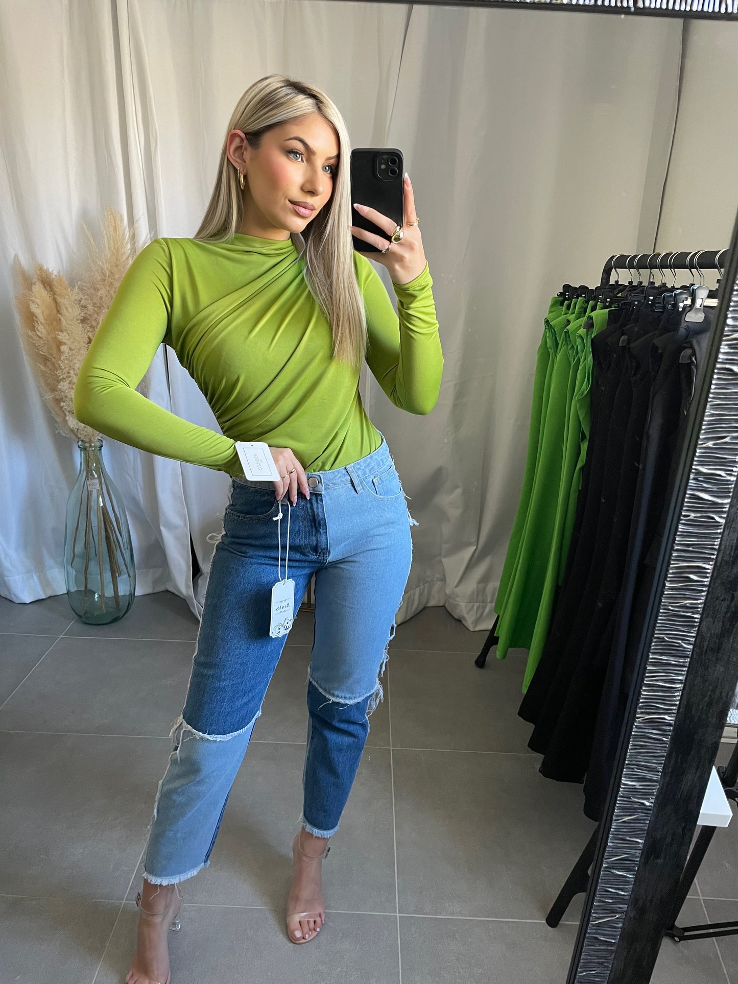 BODY DRAPÉ VERT