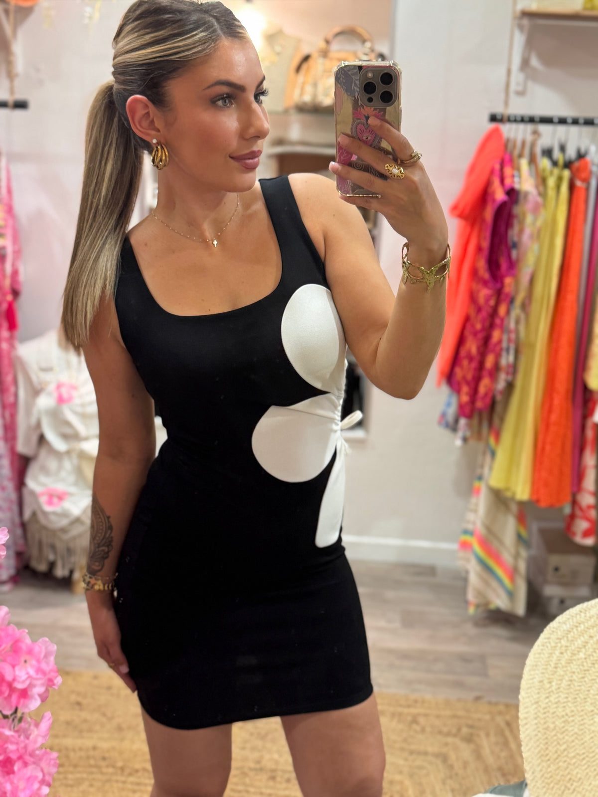 ROBE FLEURS BLANCHE
