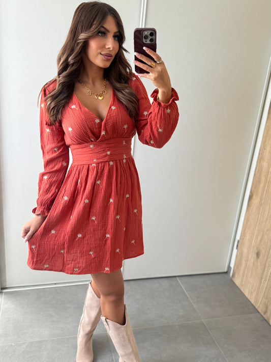 ROBE ELOÏSE TERRACOTA