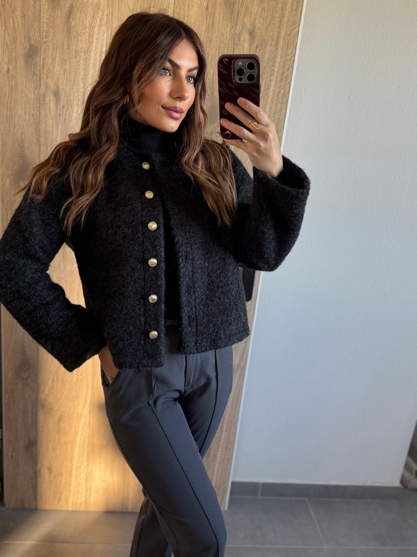 VESTE LIVIA - NOIRE