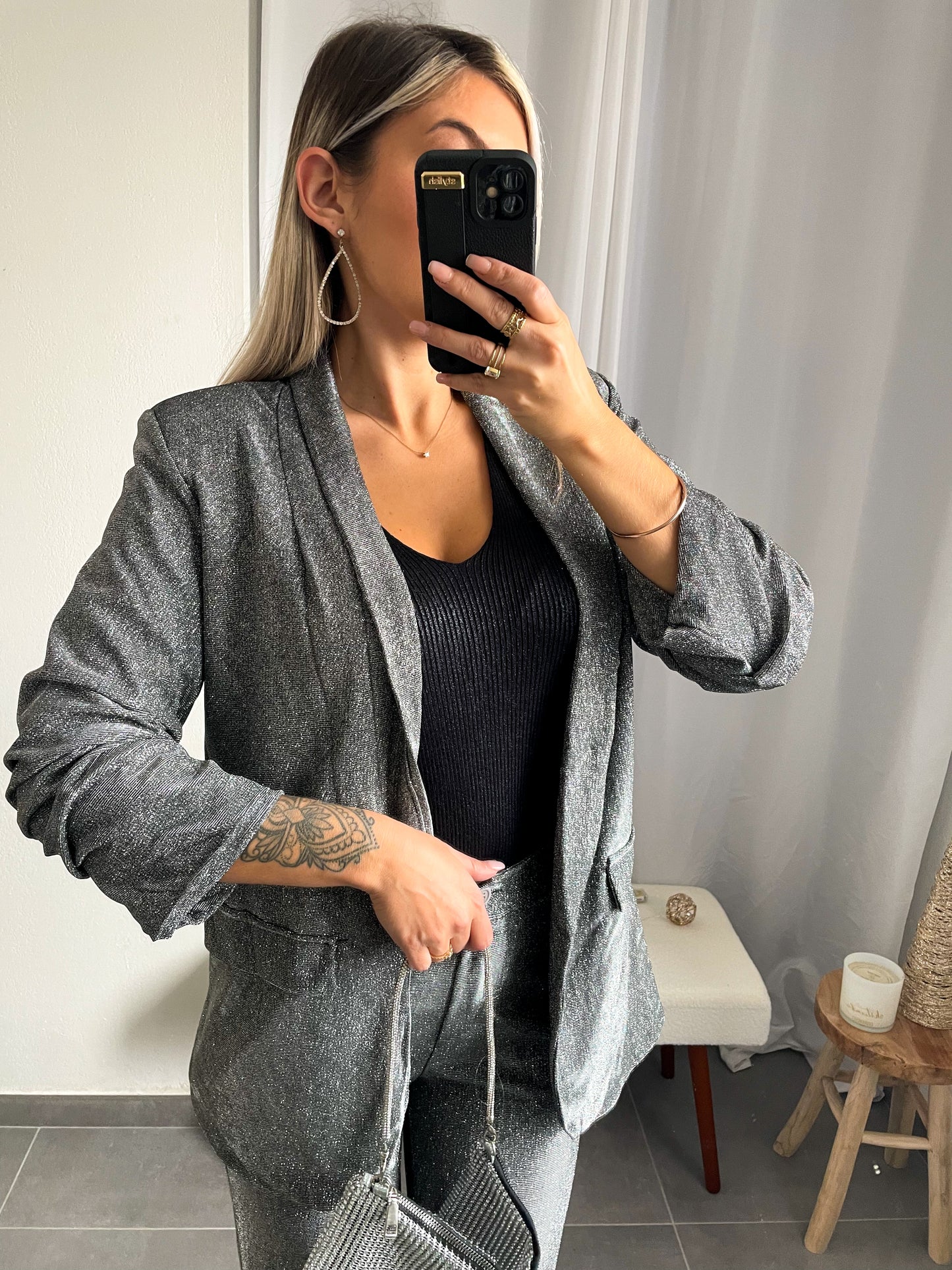 ENSEMBLE TAILLEUR À PAILLETTES
