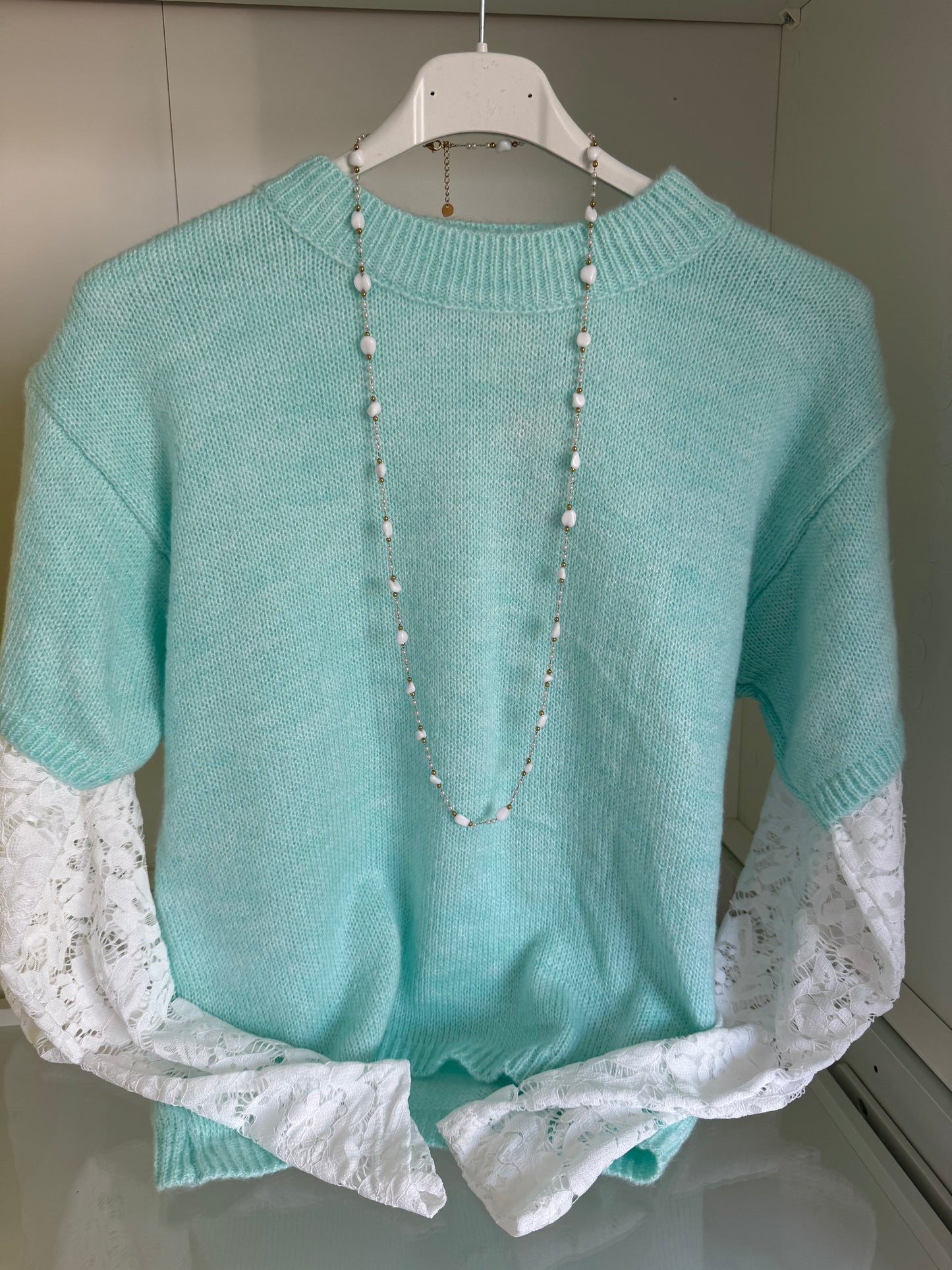 PULL JADE - TURQUOISE