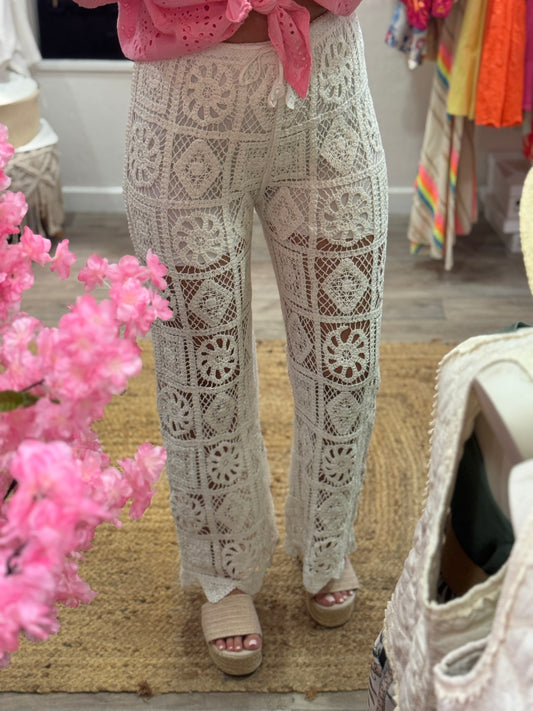PANTALON EN CROCHET