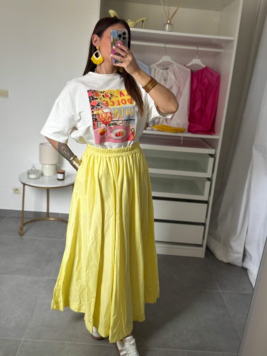 JUPE ELSA - JAUNE