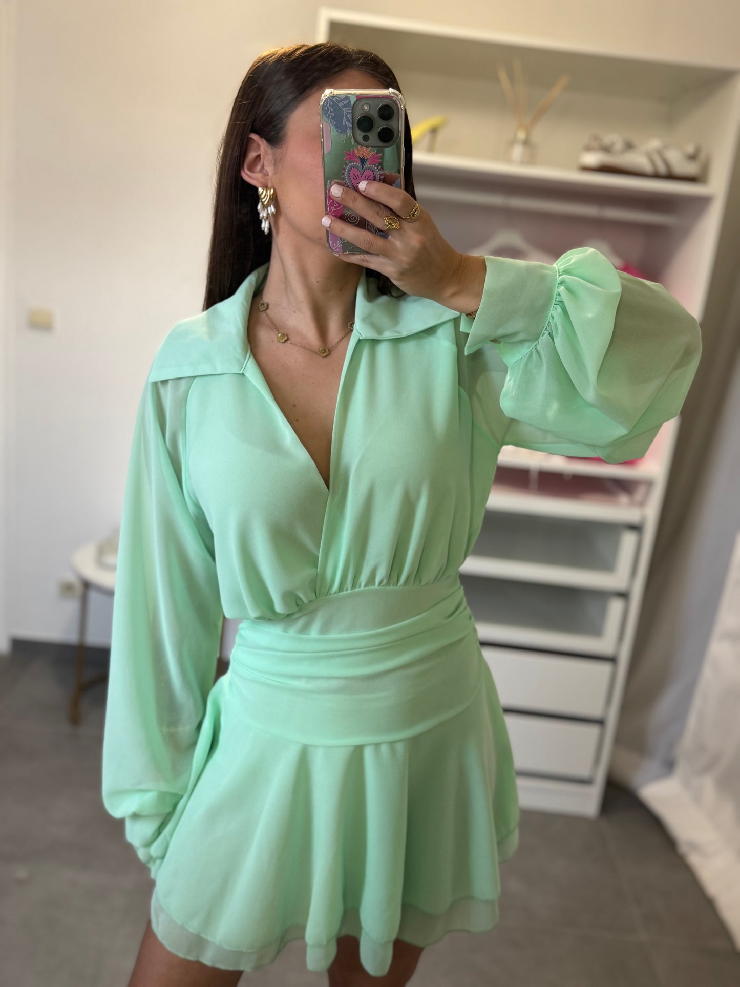 ROBE HAILEY - VERT D'EAU