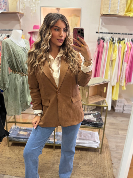 BLAZER DAIM CAMEL