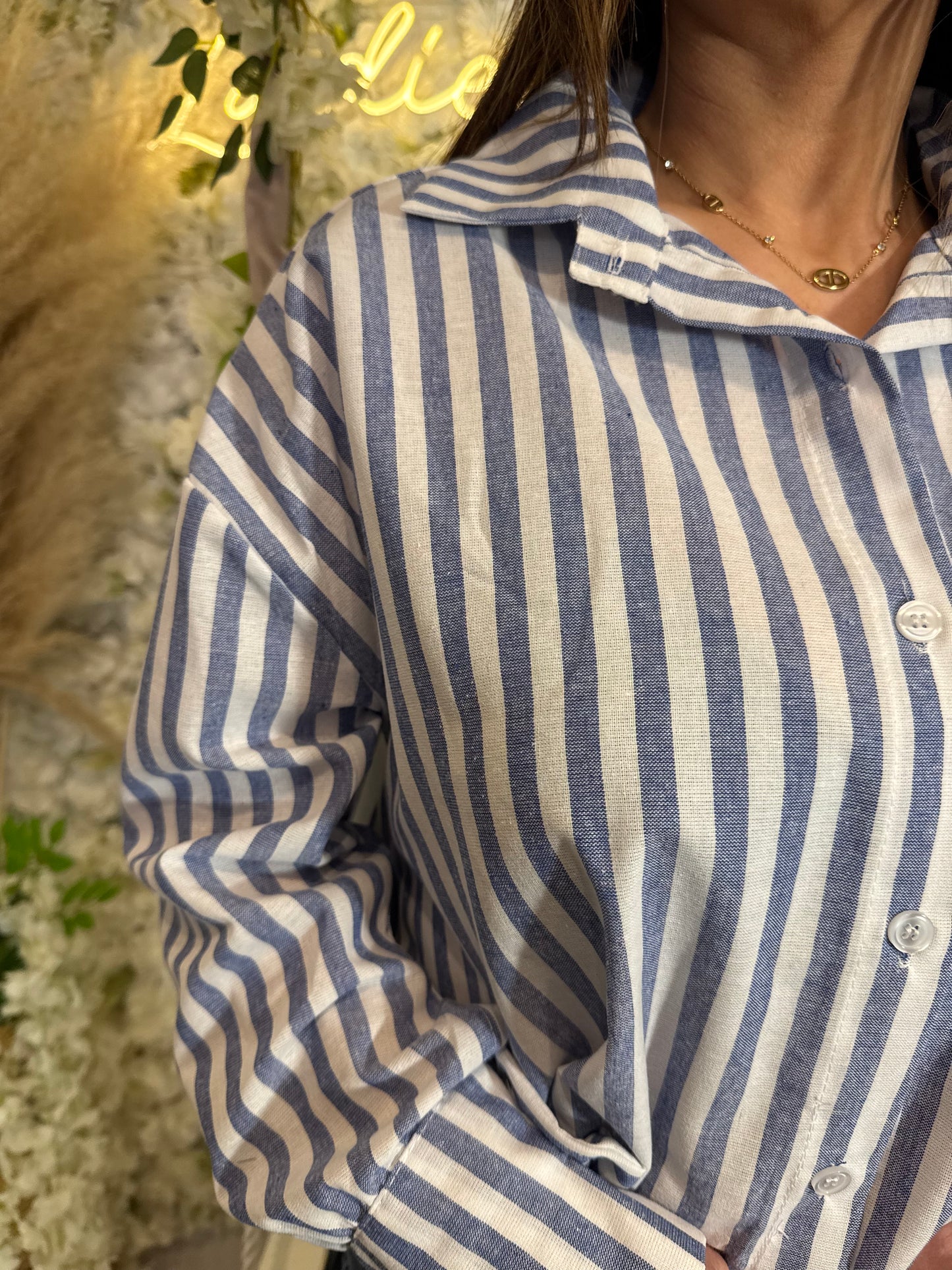 CHEMISE À RAYURES ÉPAISSE