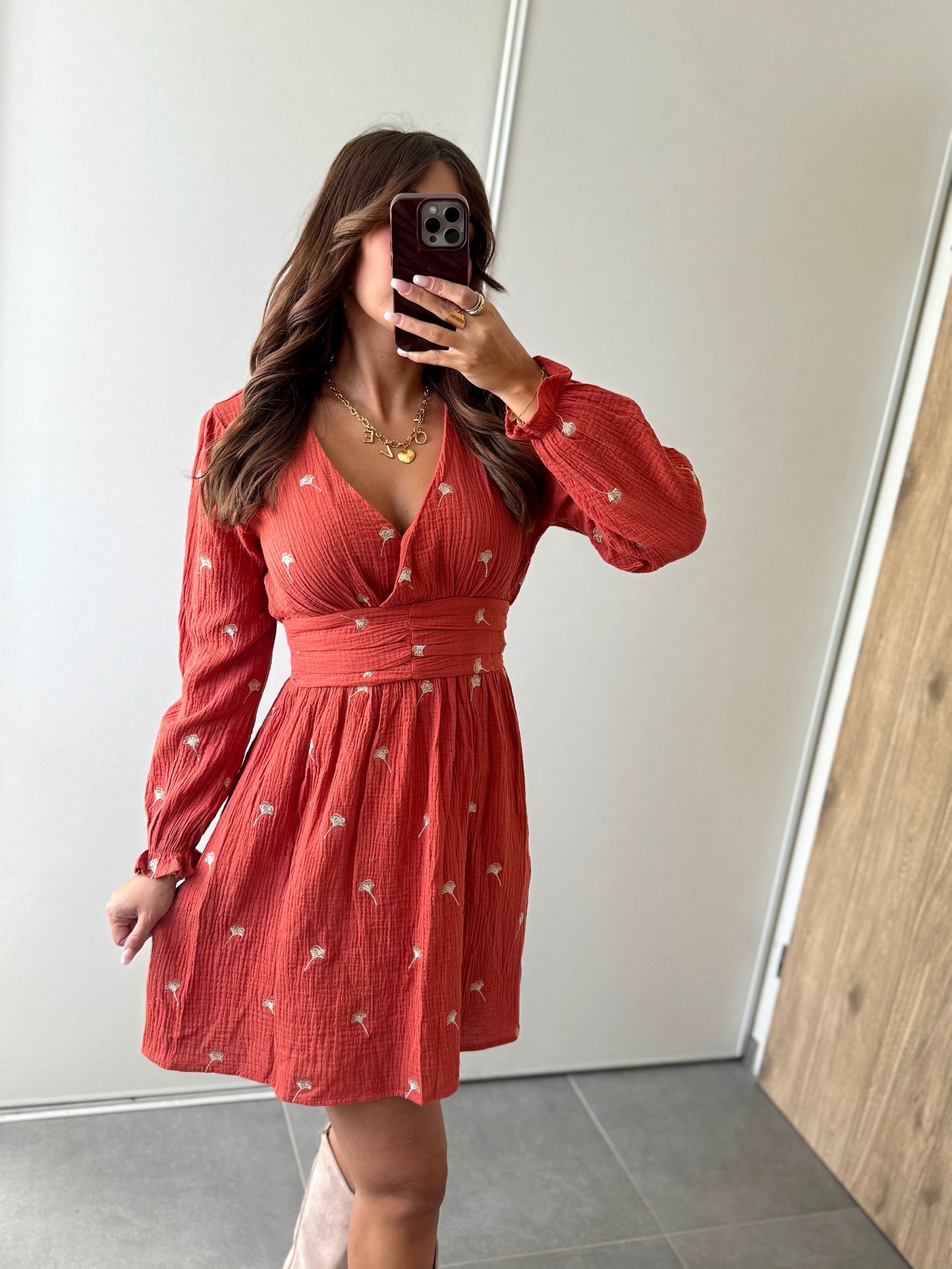 ROBE ELOÏSE TERRACOTA