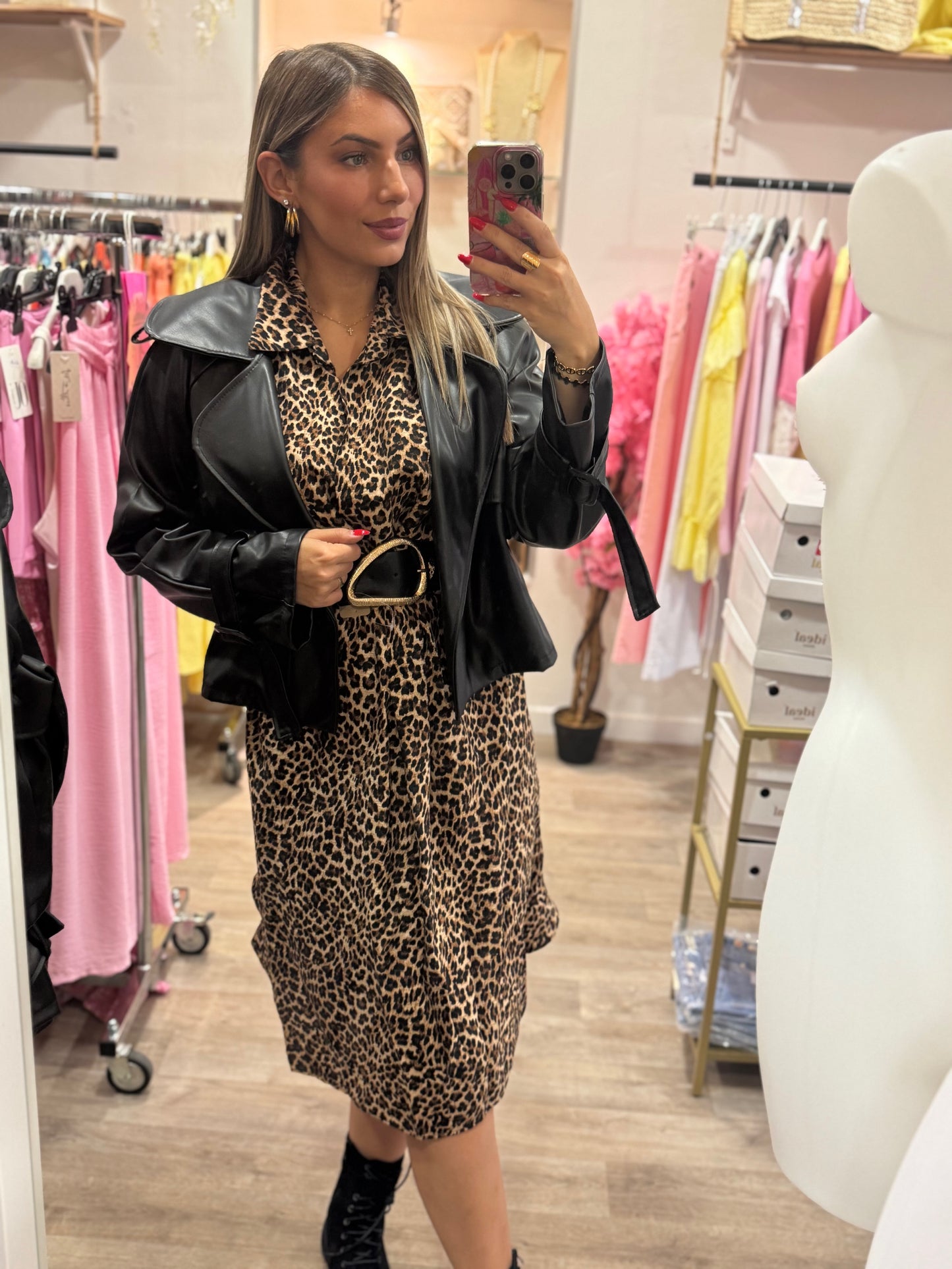 ROBE FLUIDE LÉOPARD