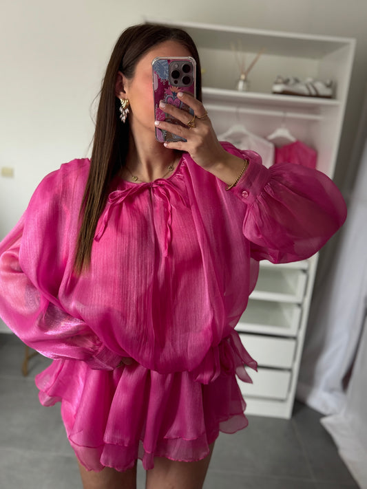 COMBI-SHORT ALBA - FUCHSIA