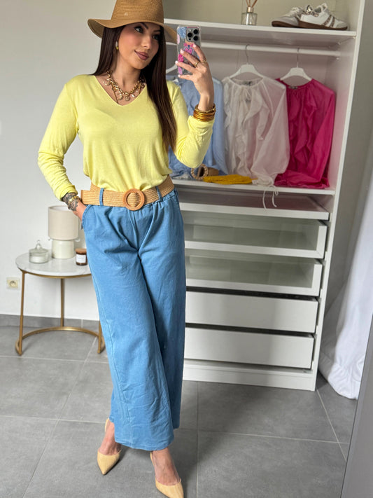 PANTALON JEANS EMY - CLAIR