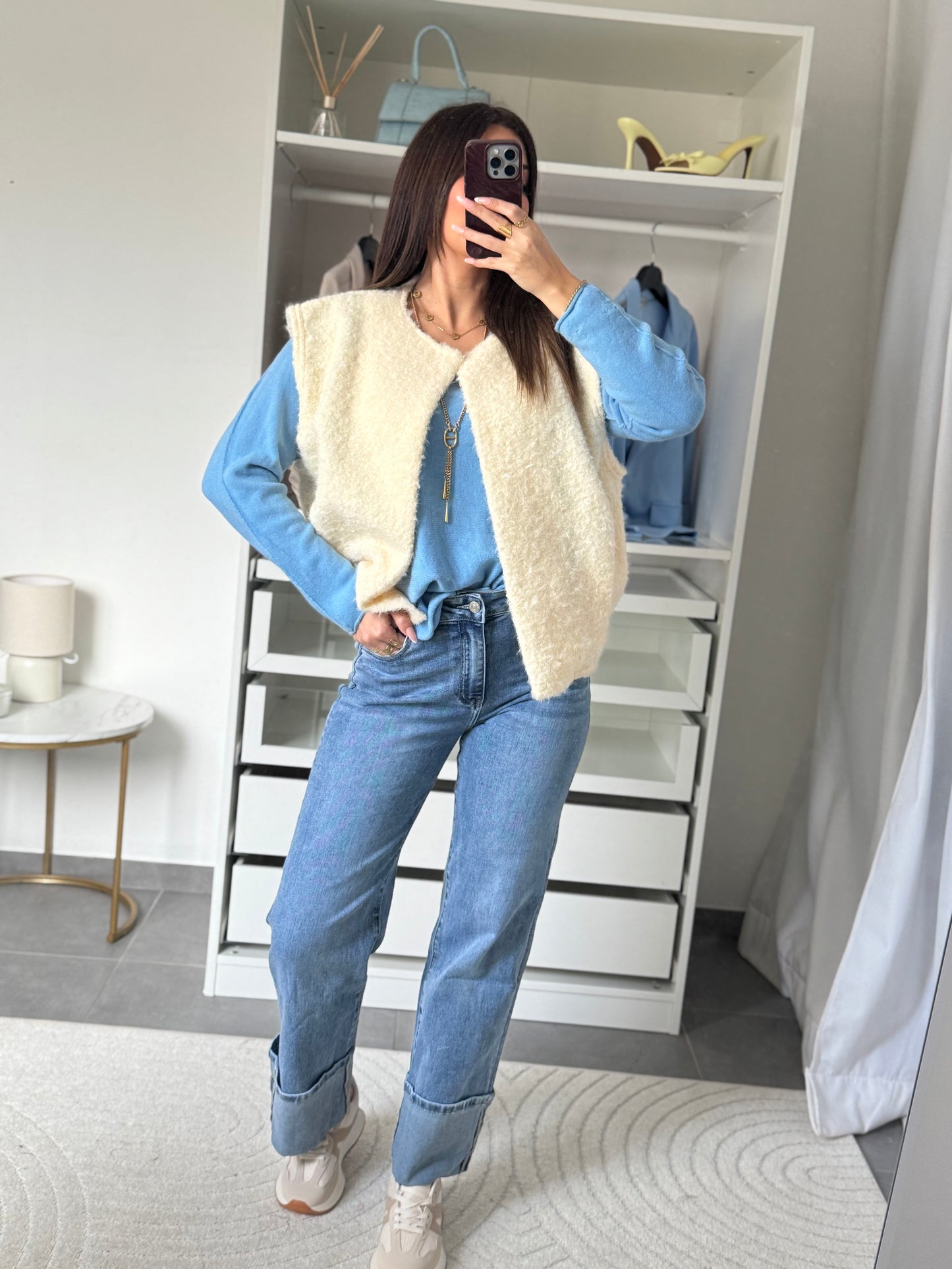 PULL MAILLE BLEU