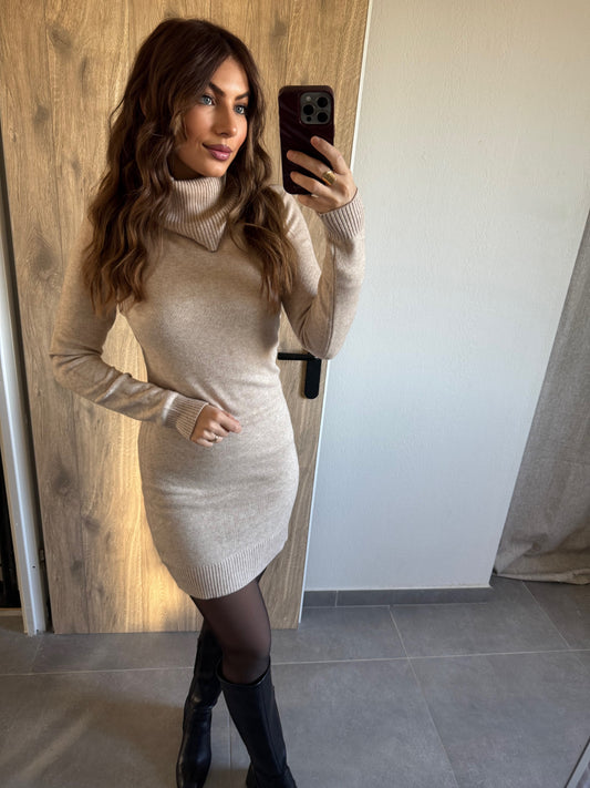 ROBE PULL ARIA - BEIGE