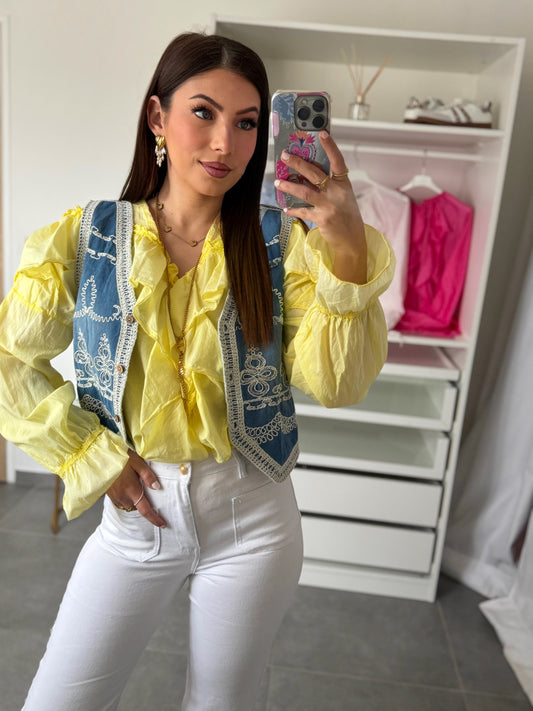 GILET JILL - JEANS SANS MANCHES
