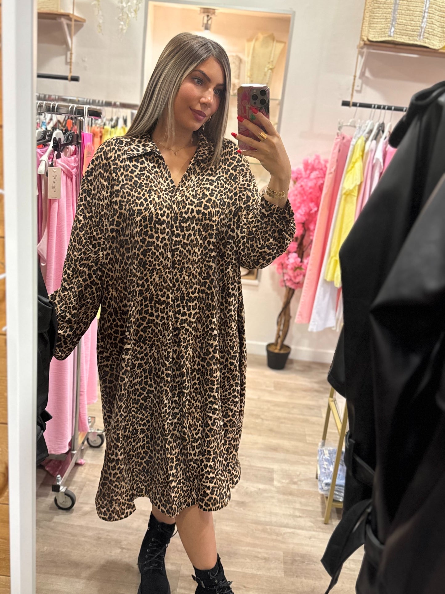 ROBE FLUIDE LÉOPARD