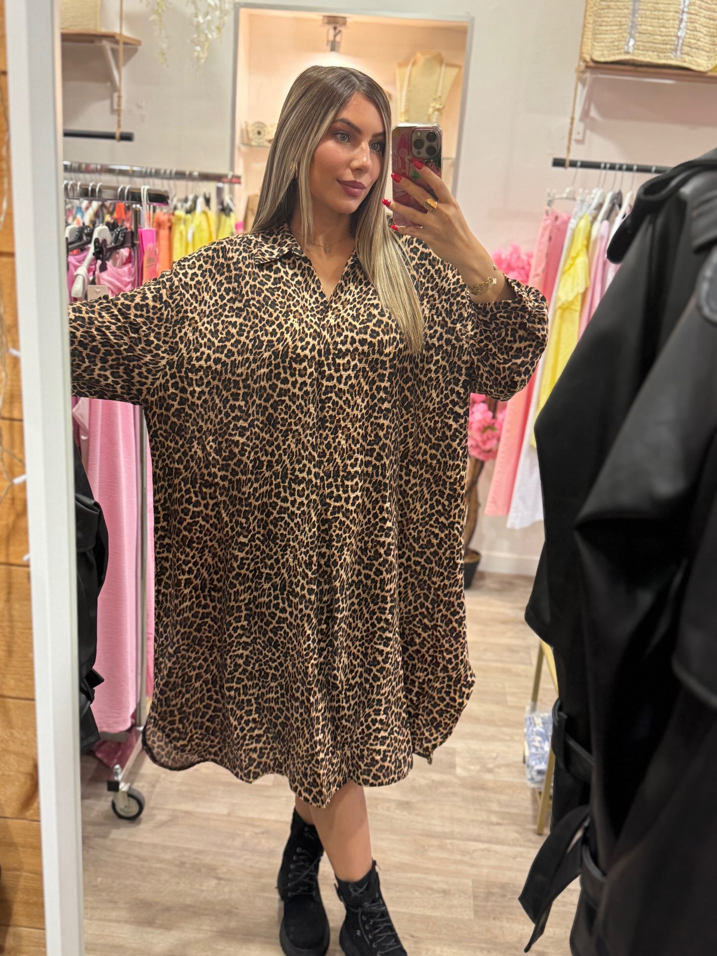 ROBE FLUIDE LÉOPARD