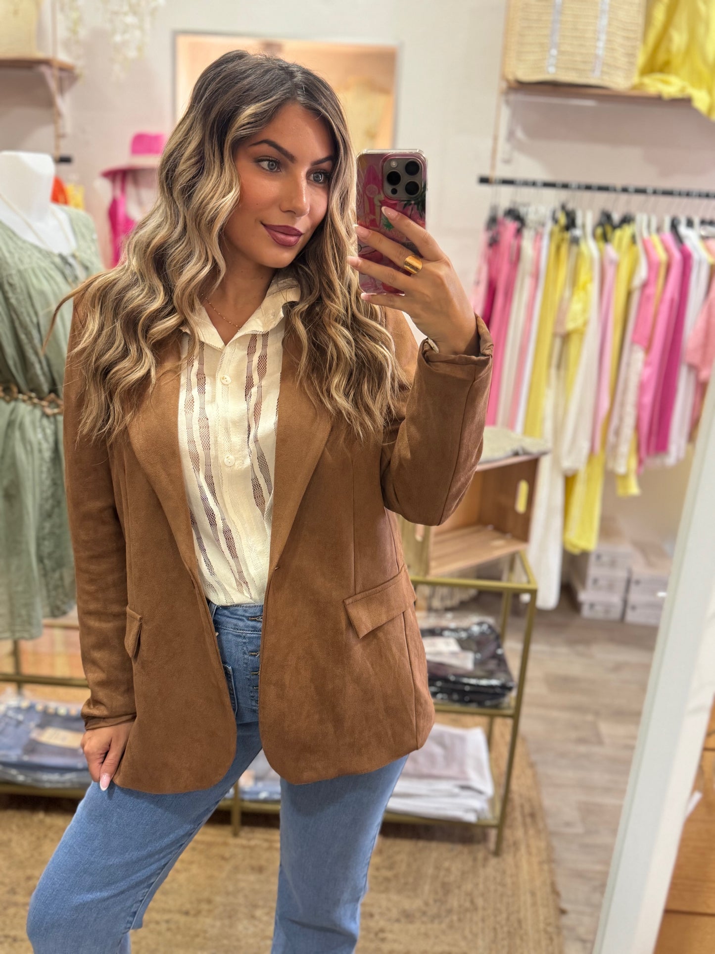 BLAZER DAIM CAMEL