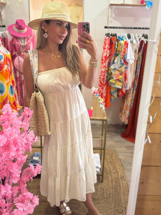 ROBE BUSTIER - ÉCRU