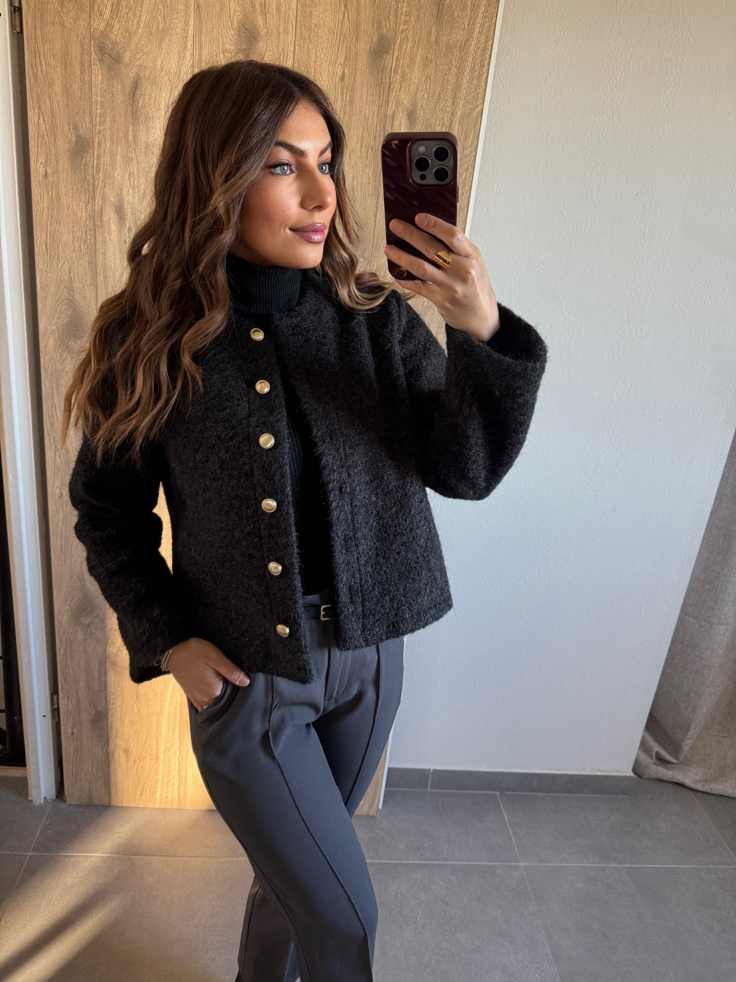 VESTE LIVIA - NOIRE