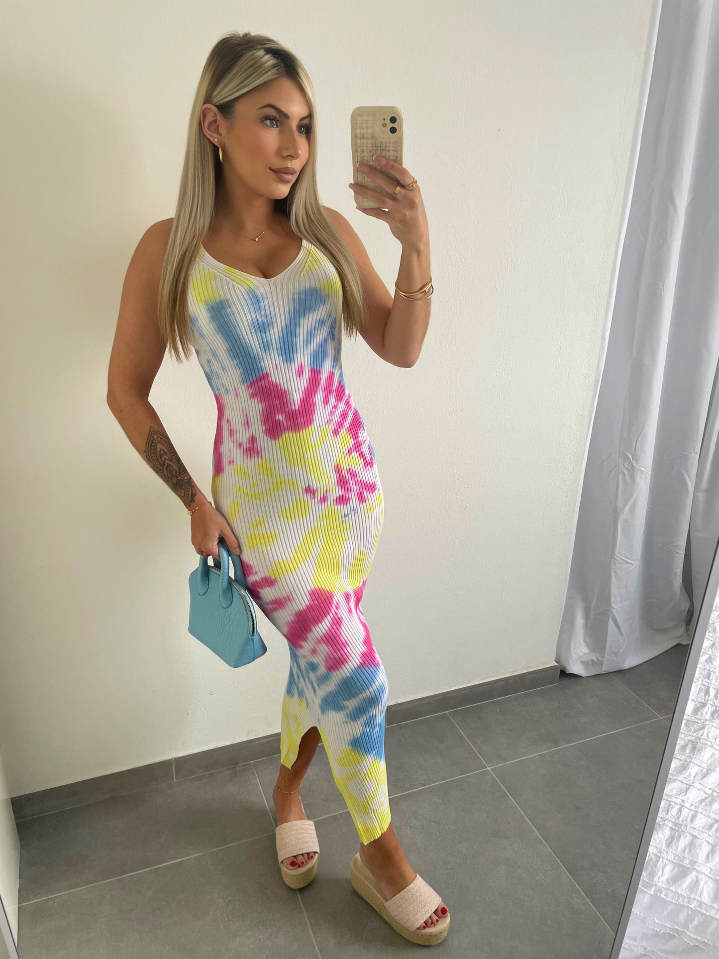 MAXI DRESS CÔTELÉE