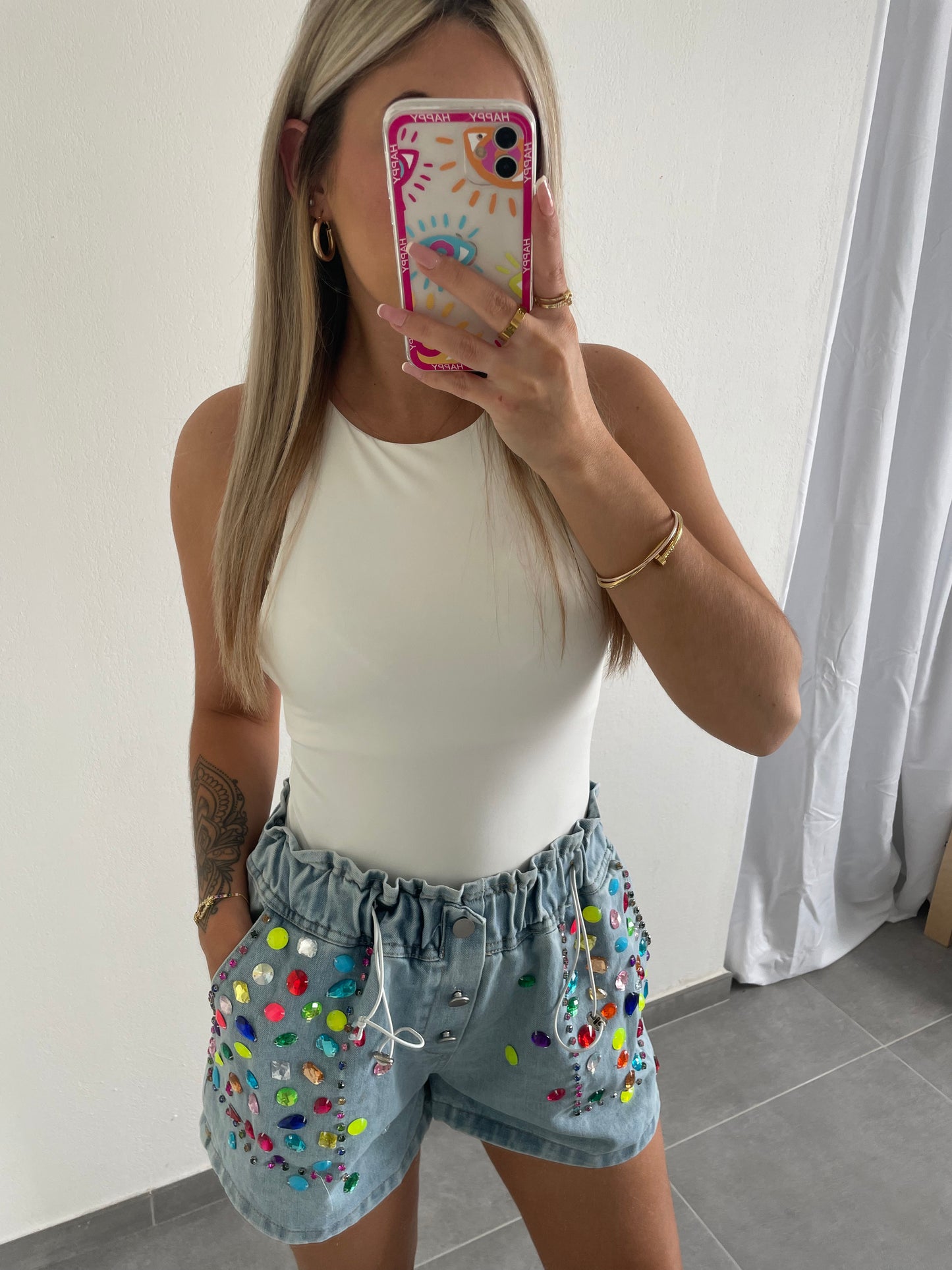 BODYS UNICOLORE BLANC