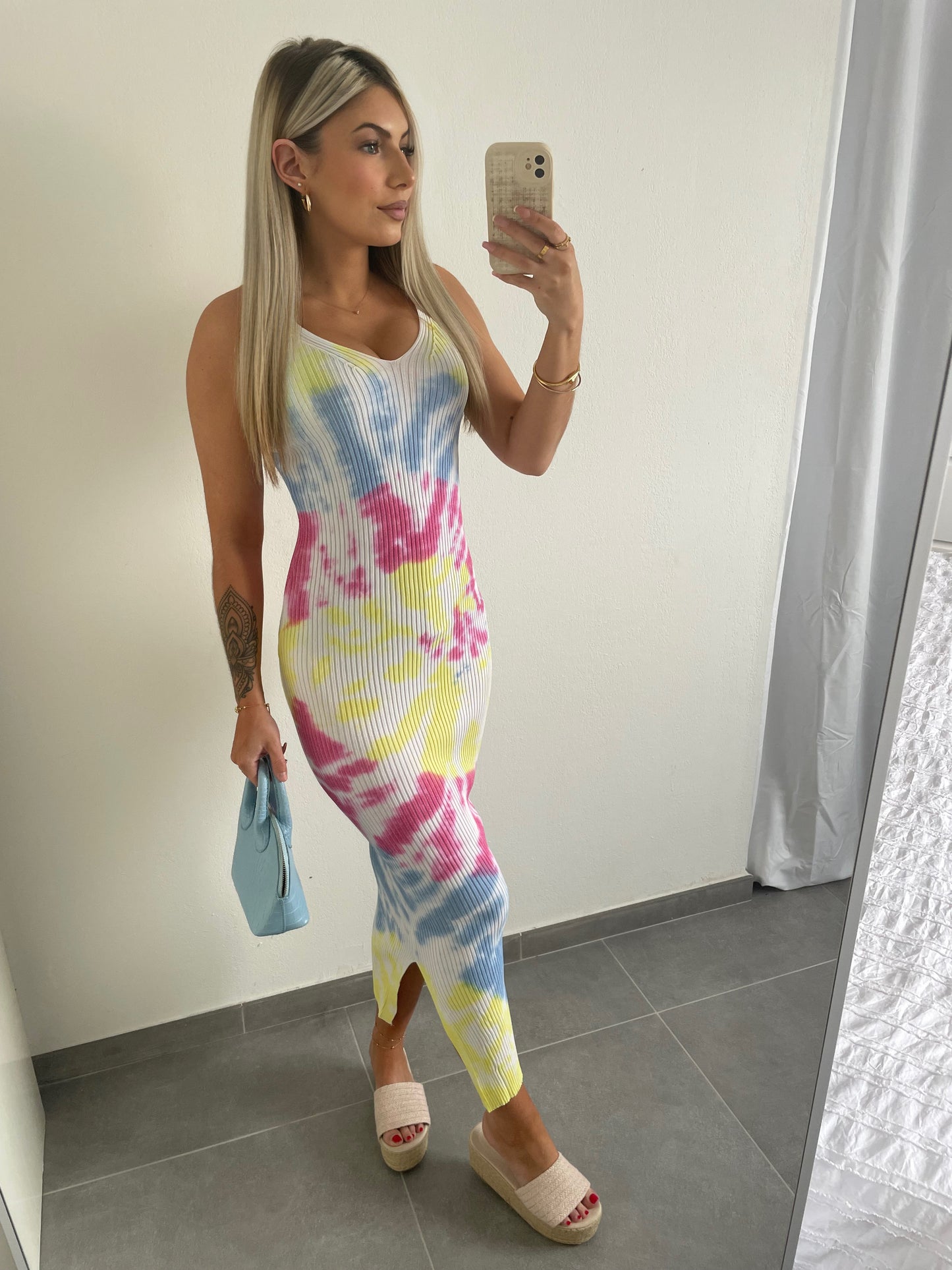MAXI DRESS CÔTELÉE